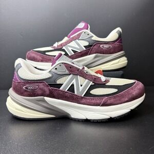 New Balance 990v6 Mens Size 6.5 Shoes Made in USA Dark Ember Red U990TF6 Sneaker